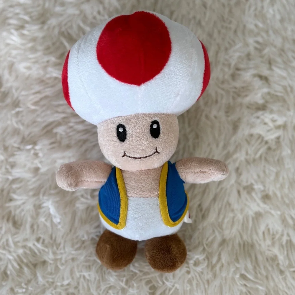 Nintendo Super Mario‎ Toad Plush Stuffed Animal Toy Doll 9